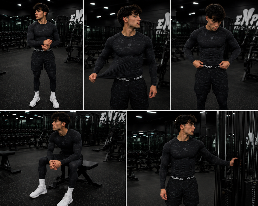 Men's Pro Sports Gym Outfit - Running & Training Set