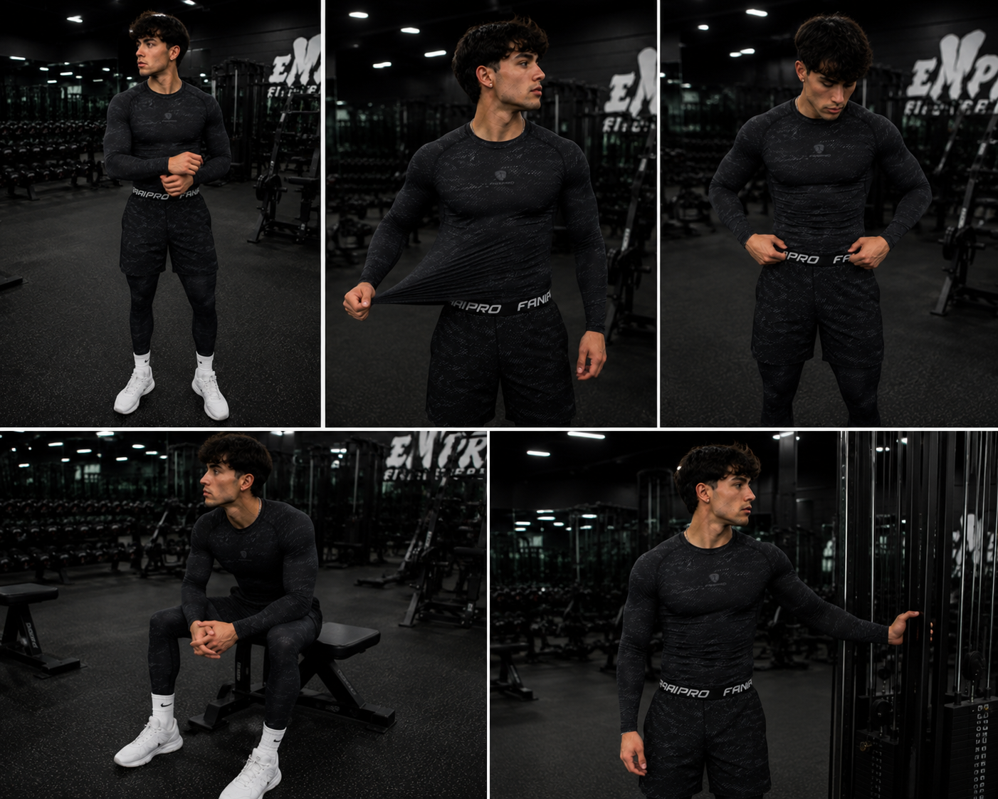 Men's Pro Sports Gym Outfit - Running & Training Set