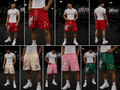 Y2K Christian Angel Cross Print Gym Shorts