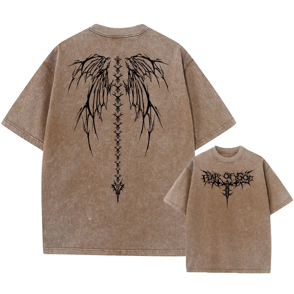 Oversized Printed Tshirts Men Gym