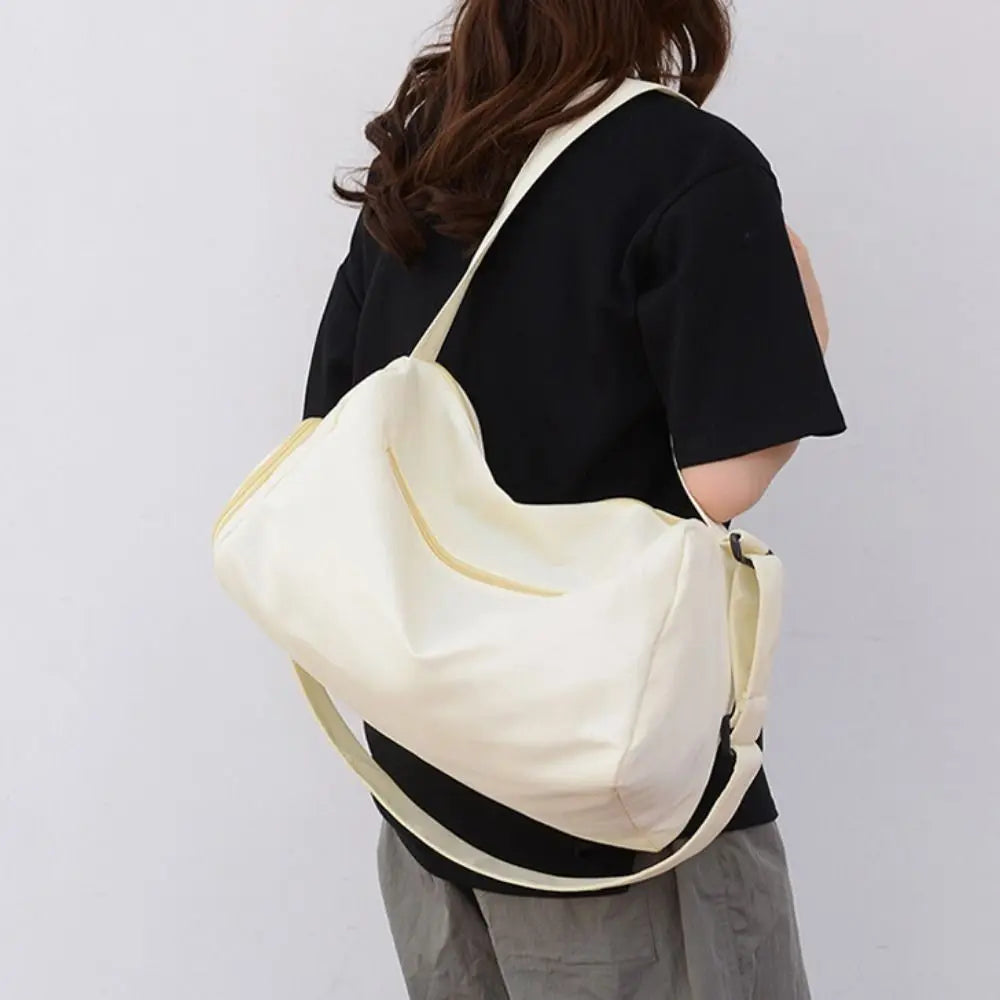 Fashionable Solid Color Crossbody Tote Bags