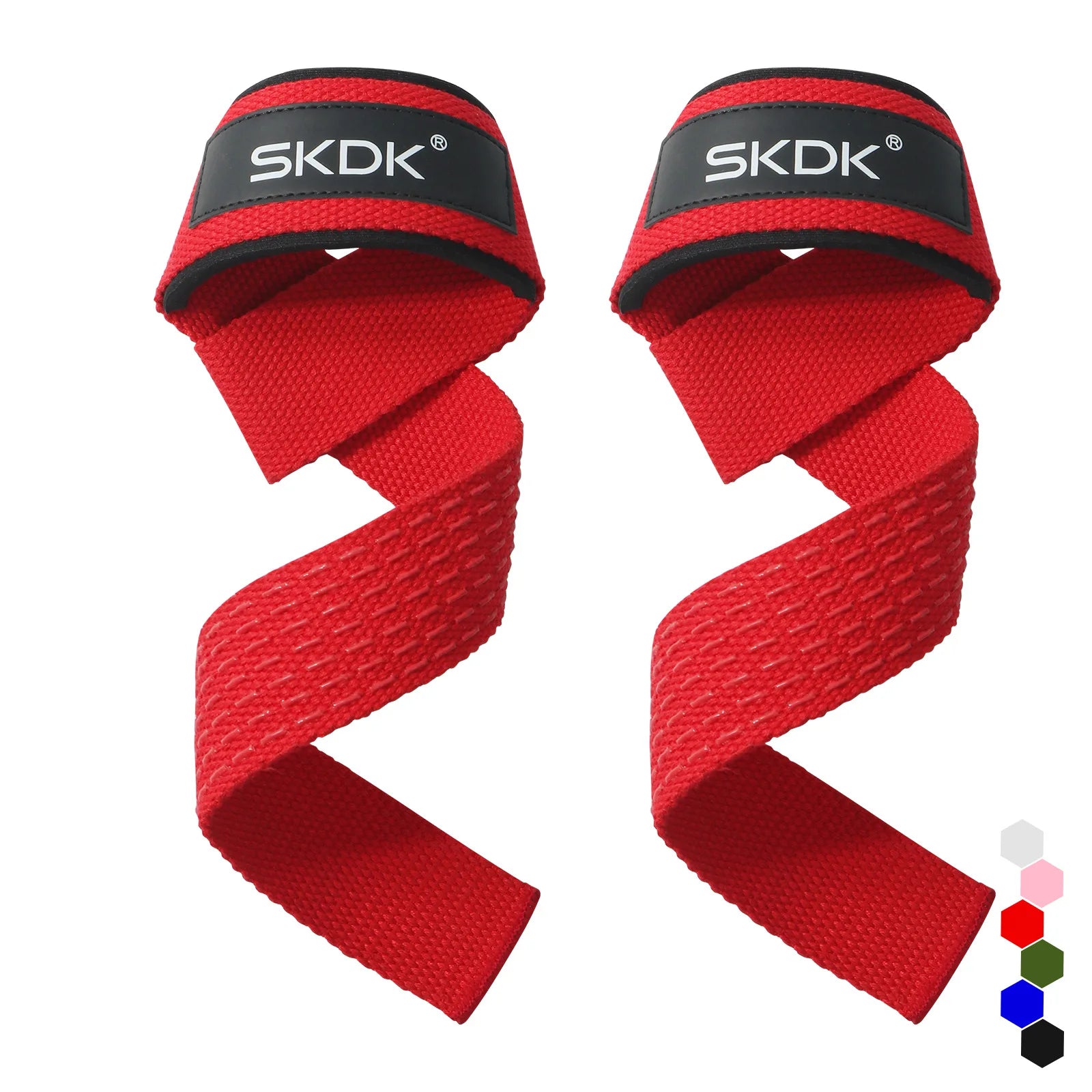 Weightlifting Wrist Straps Strength Training Adjustable Non-slip