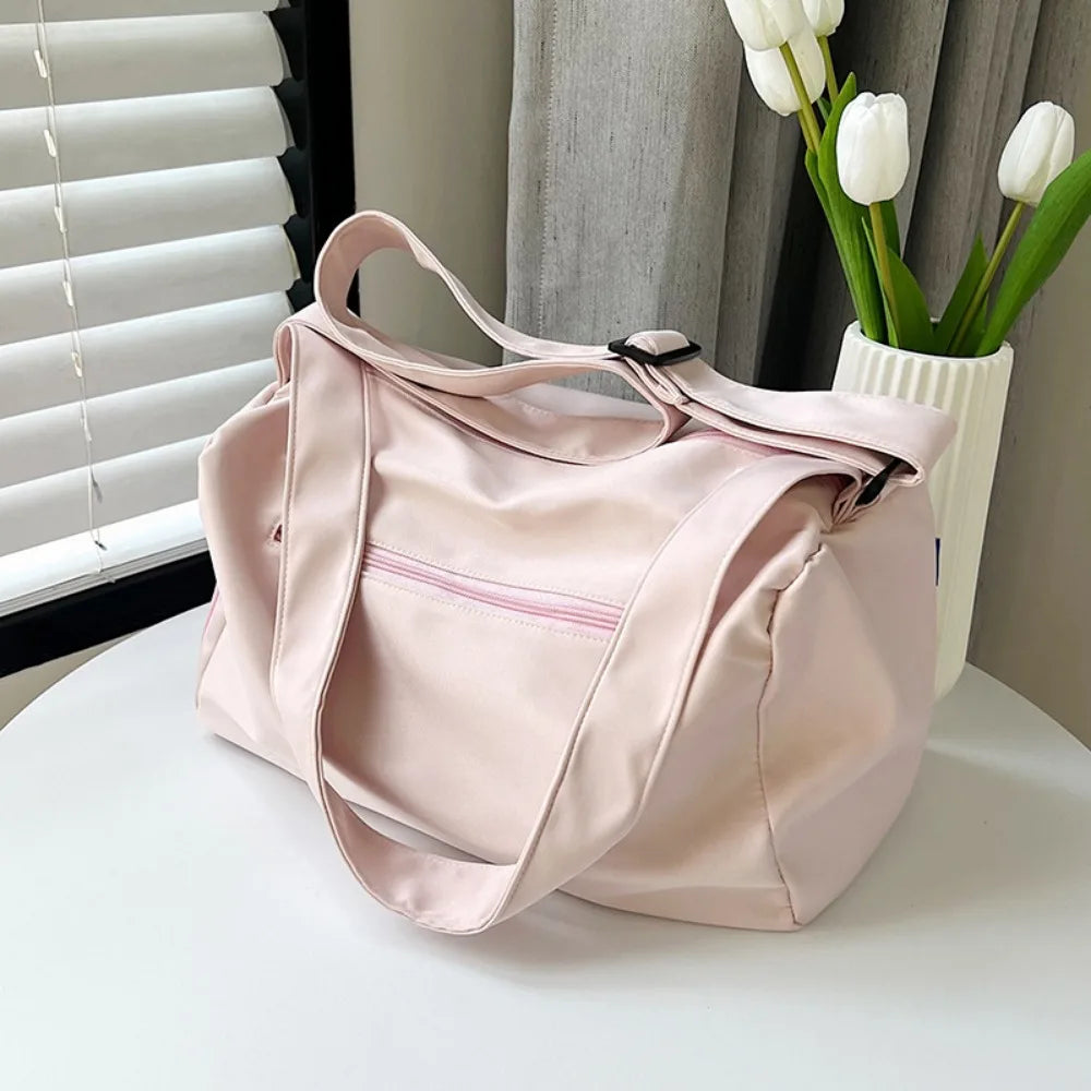 Fashionable Solid Color Crossbody Tote Bags