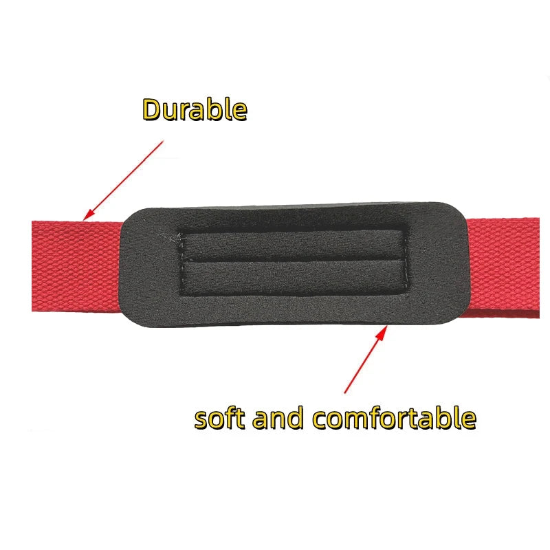 Anti Slip Gym Lifting Straps for Barbell Deadlift Booster Belt Fitness.