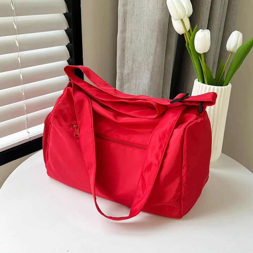 Fashionable Solid Color Crossbody Tote Bags