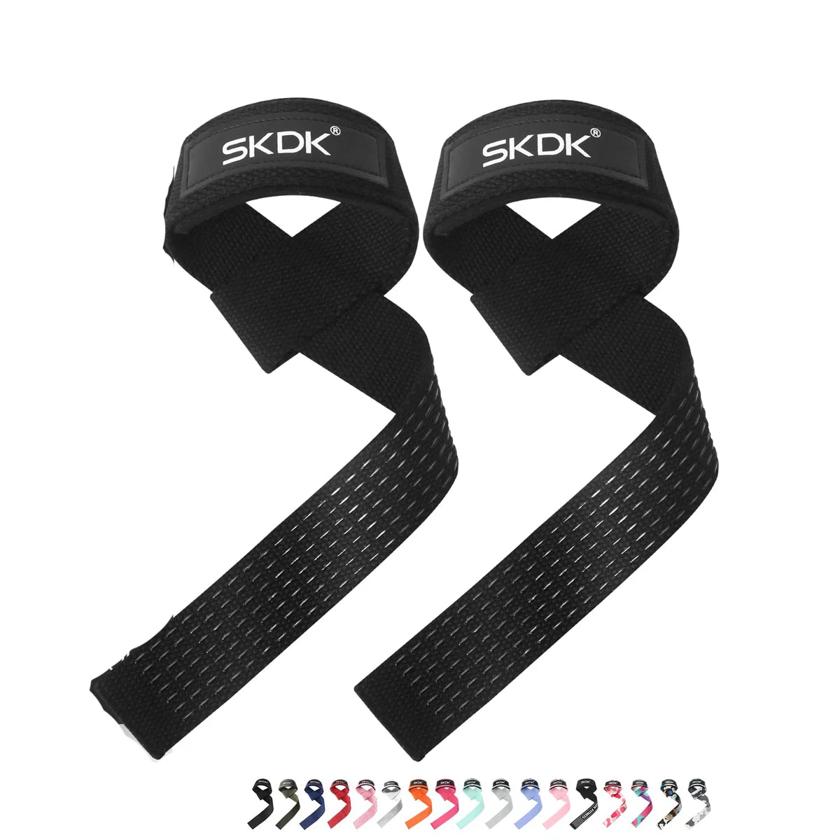 Weightlifting Wrist Straps Strength Training Adjustable Non-slip