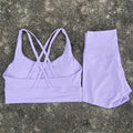 Yoga Clothes Set 2 Piece Gym Sports Shorts Set Women