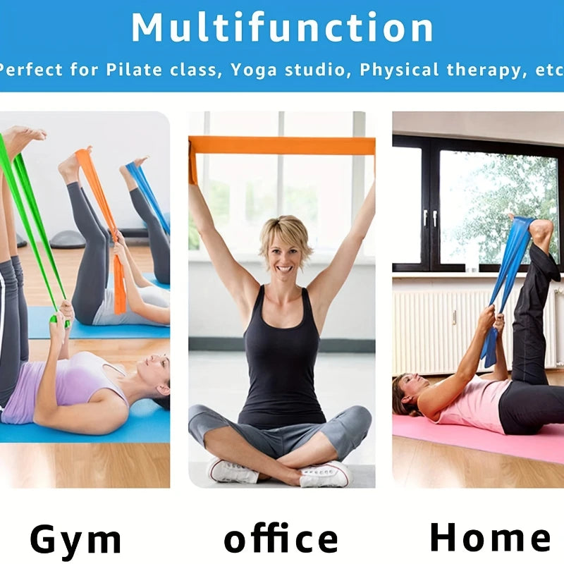 3PCS includes 2 yoga Blocks 1 resistance bands.