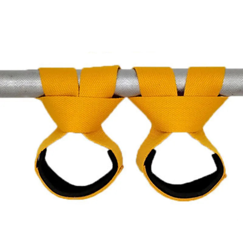 Anti Slip Gym Lifting Straps for Barbell Deadlift Booster Belt Fitness.