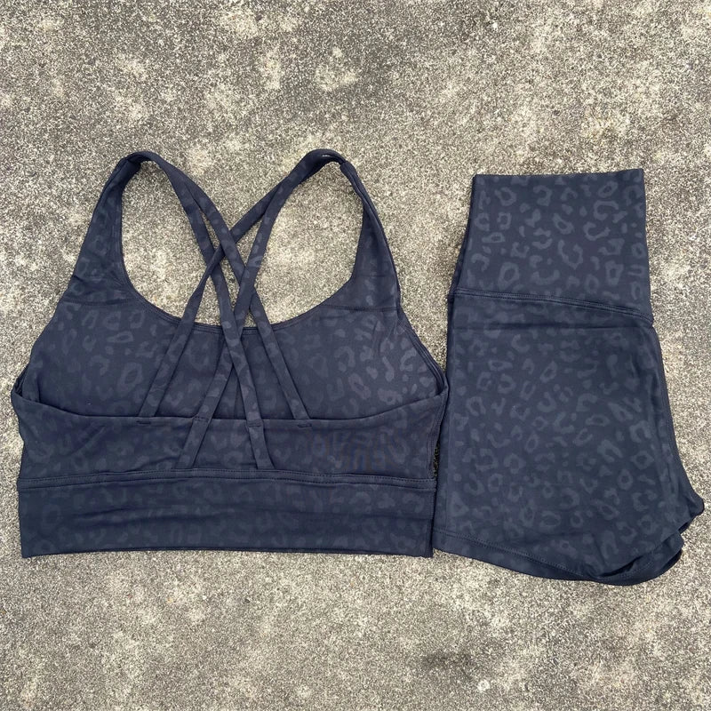 Yoga Clothes Set 2 Piece Gym Sports Shorts Set Women