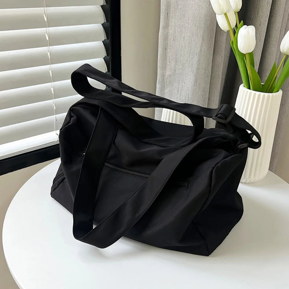 Fashionable Solid Color Crossbody Tote Bags