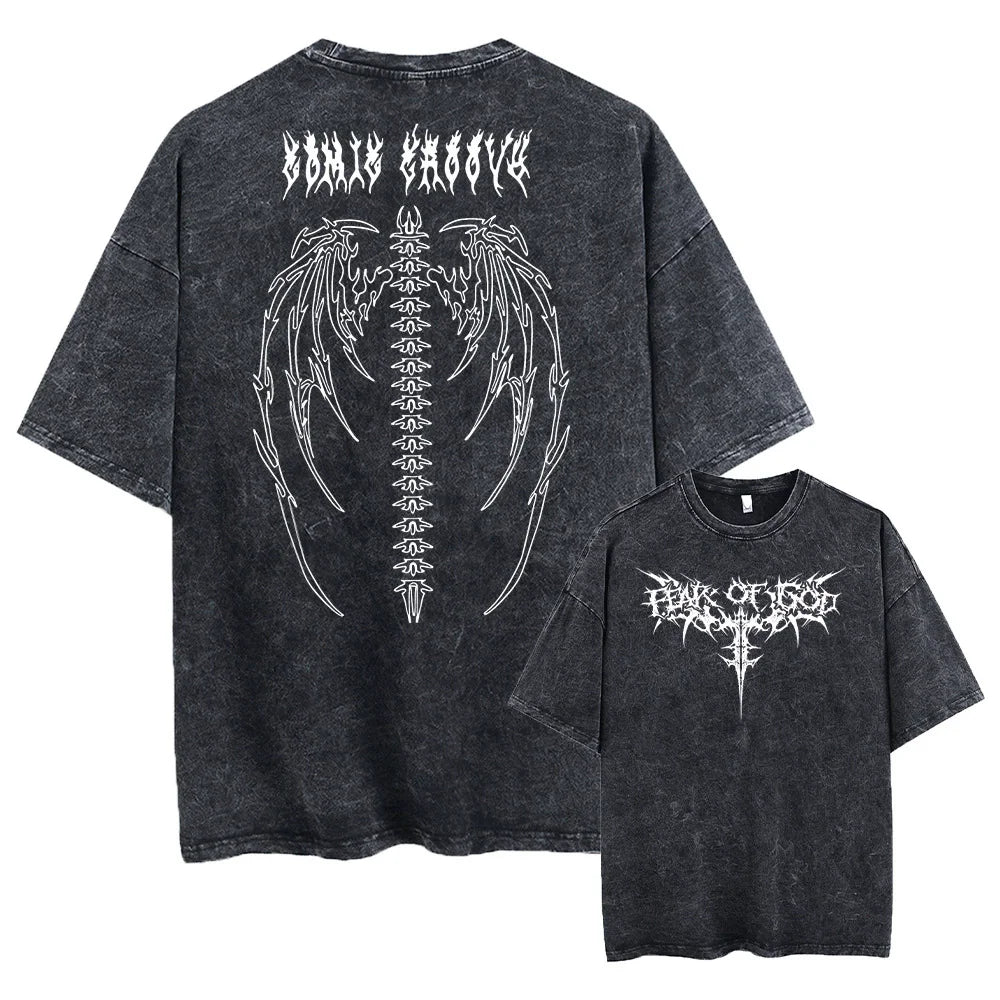 Oversized Printed Tshirts Men Gym