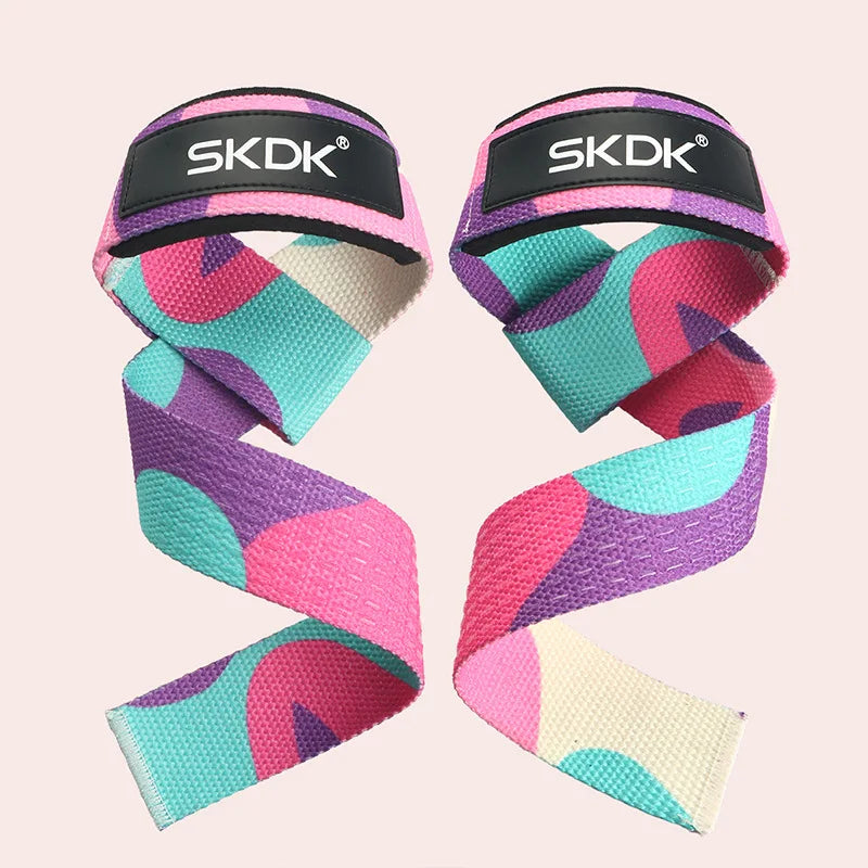 Weightlifting Wrist Straps Strength Training Adjustable Non-slip