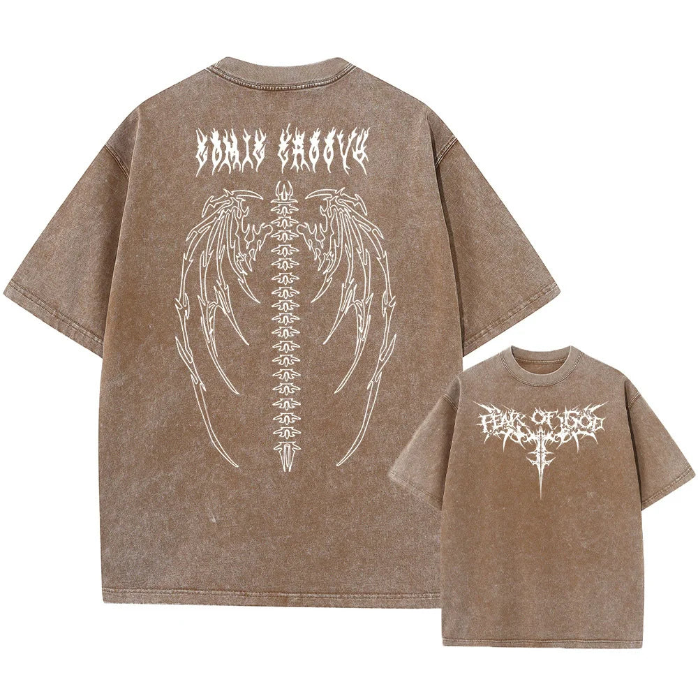 Oversized Printed Tshirts Men Gym