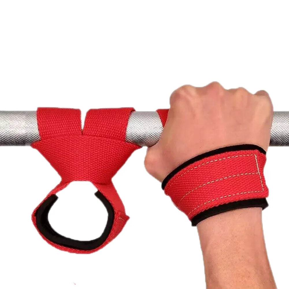 Anti Slip Gym Lifting Straps for Barbell Deadlift Booster Belt Fitness.