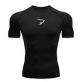 Men Running Compression T-shirt Short Sleeve