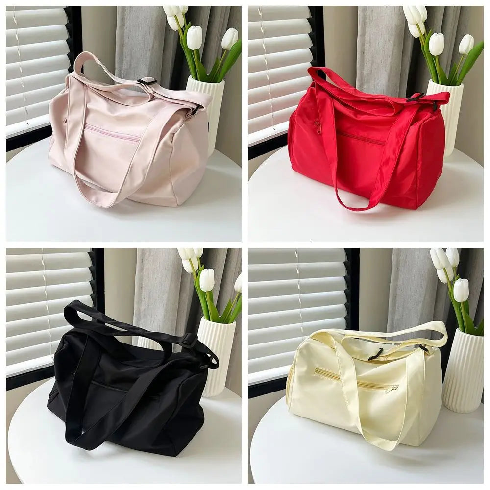 Fashionable Solid Color Crossbody Tote Bags