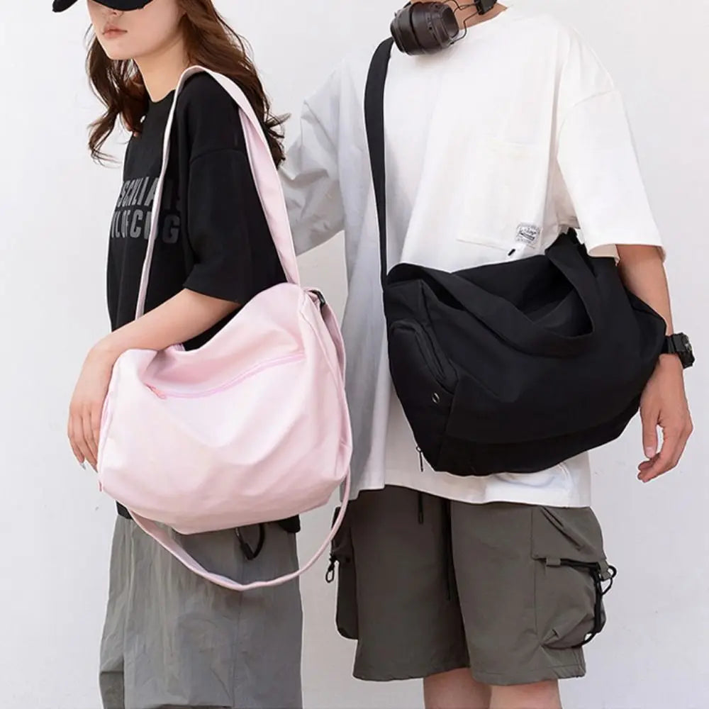 Fashionable Solid Color Crossbody Tote Bags