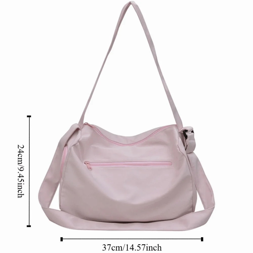 Fashionable Solid Color Crossbody Tote Bags
